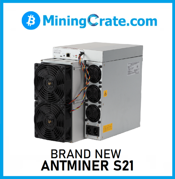 Antminer S21 - 200TH/s Bitcoin ASIC Miner BRAND NEW IN STOCK
