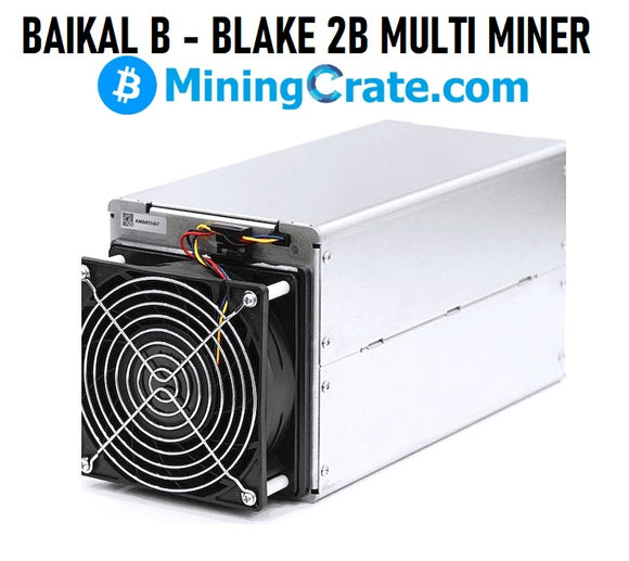 BAIKAL GIANT B # BLAKE 2B MULTI MINER # WITH POWER SUPPLY EXAMPLE STATS MINES LBRY 35GH/s At 360Watt