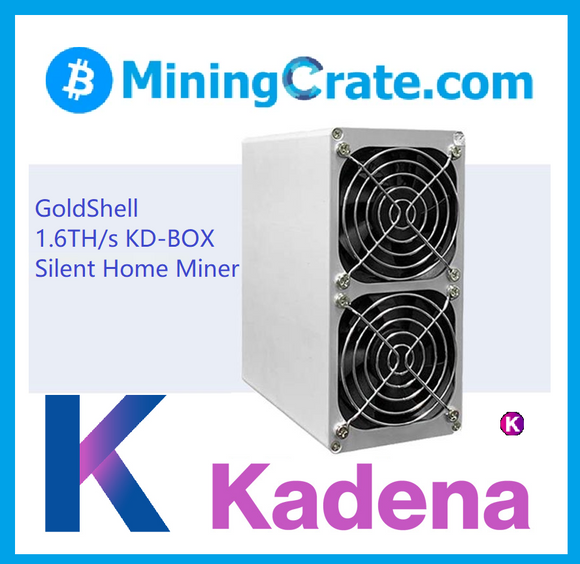 GoldShell KD-BOX Pro and II WIFI series (2.6/5 Th/s models) perfect at-home desktop miners!
