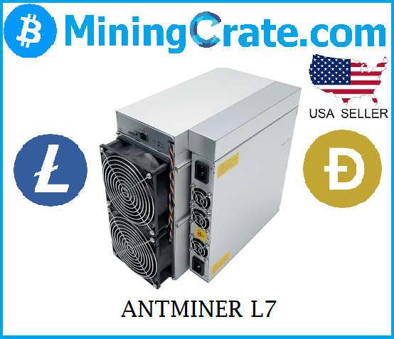 Bitmain Antminer L7 (8.55/8.8/9.05/9.3/9.5 Gh/s) - USA BRAND NEW