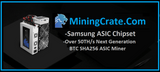 Next Generation Bitcoin ASIC By Cheetah Miner F5 V2  F5m - Stable 53TH/s using SAMSUNG 10nm ASIC Chipset
