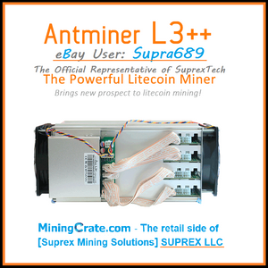 Bitmain Antminer L3+ Tuned L3+ 650MH/s HiveOS or Factory Stock Firmware - USA SHIPS NOW